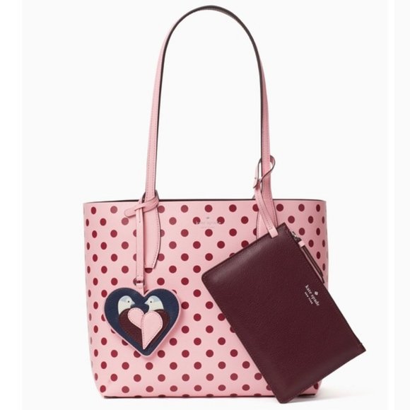 kate spade Handbags - Kate Spade Reversible Tote Arch Love Birds
